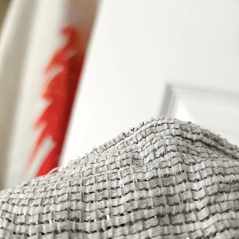 AEO Lightweight Metallic Silver Fashion Scarf - Picture 7 of 9